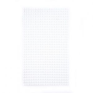 Kryształki samoprzylepne dpCraft 3mm, 806szt, White